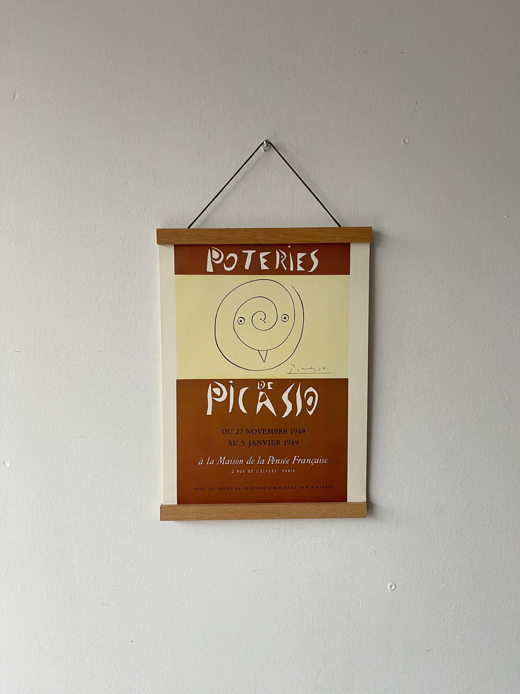 Picasso Poteries exposition poster