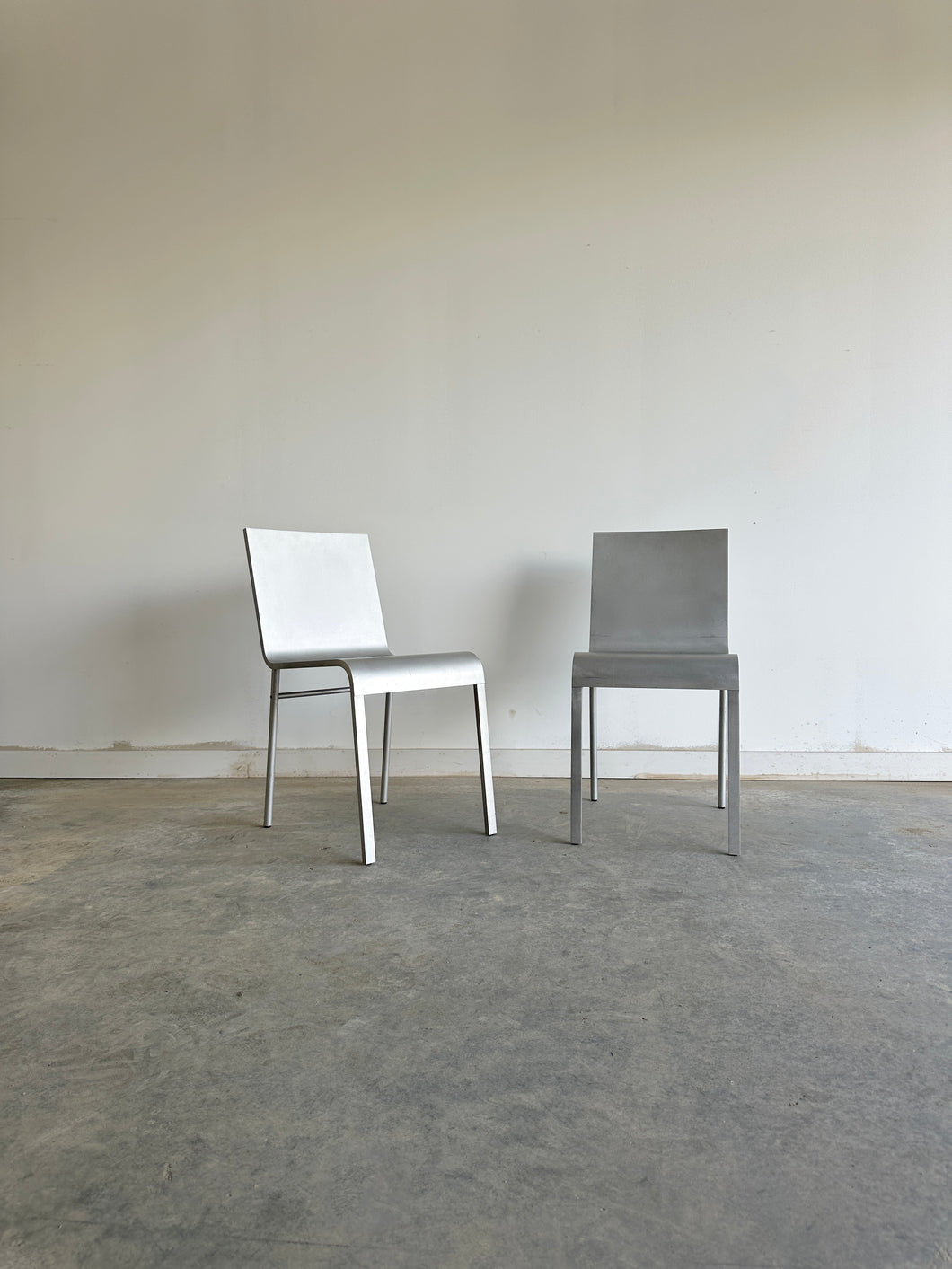 Metal CN° II chairs by Maarten van Severen