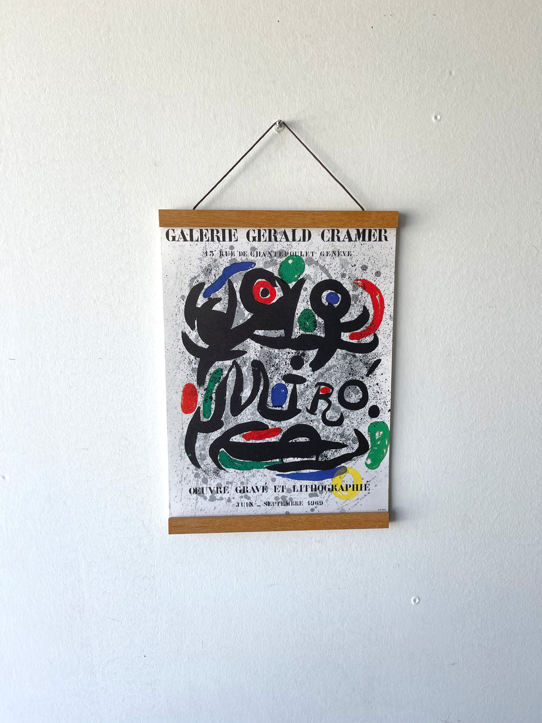 Miró 'Gallerie Gerald Cramer' lithograph